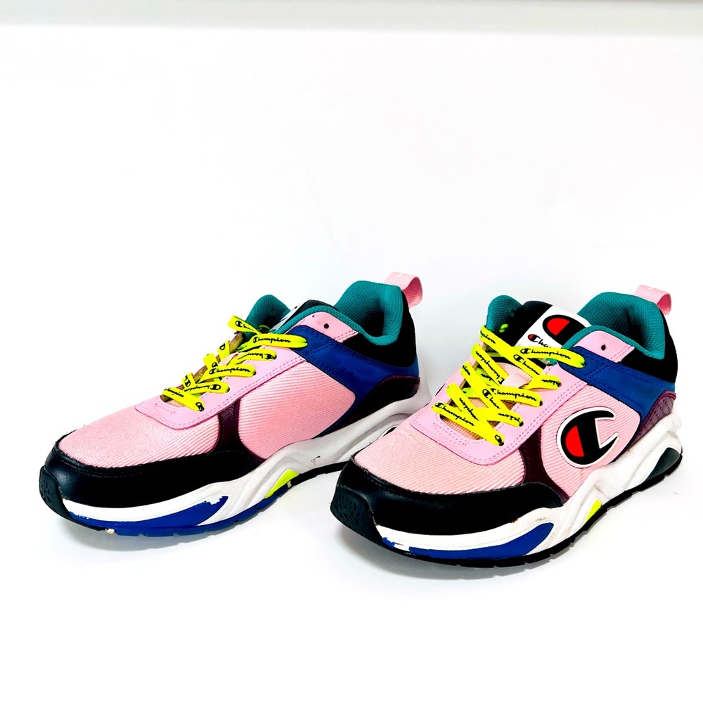 Champion 93 Eighteen Block Style :
Cm100117-Pink Multi-color, lace up sn…